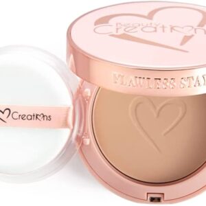 Base en Polvo Compacto Flawless Stay de la marca Beauty Creations.