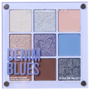 Paleta de Sombras de 9 Colores Denim Blues de Beauty Creations